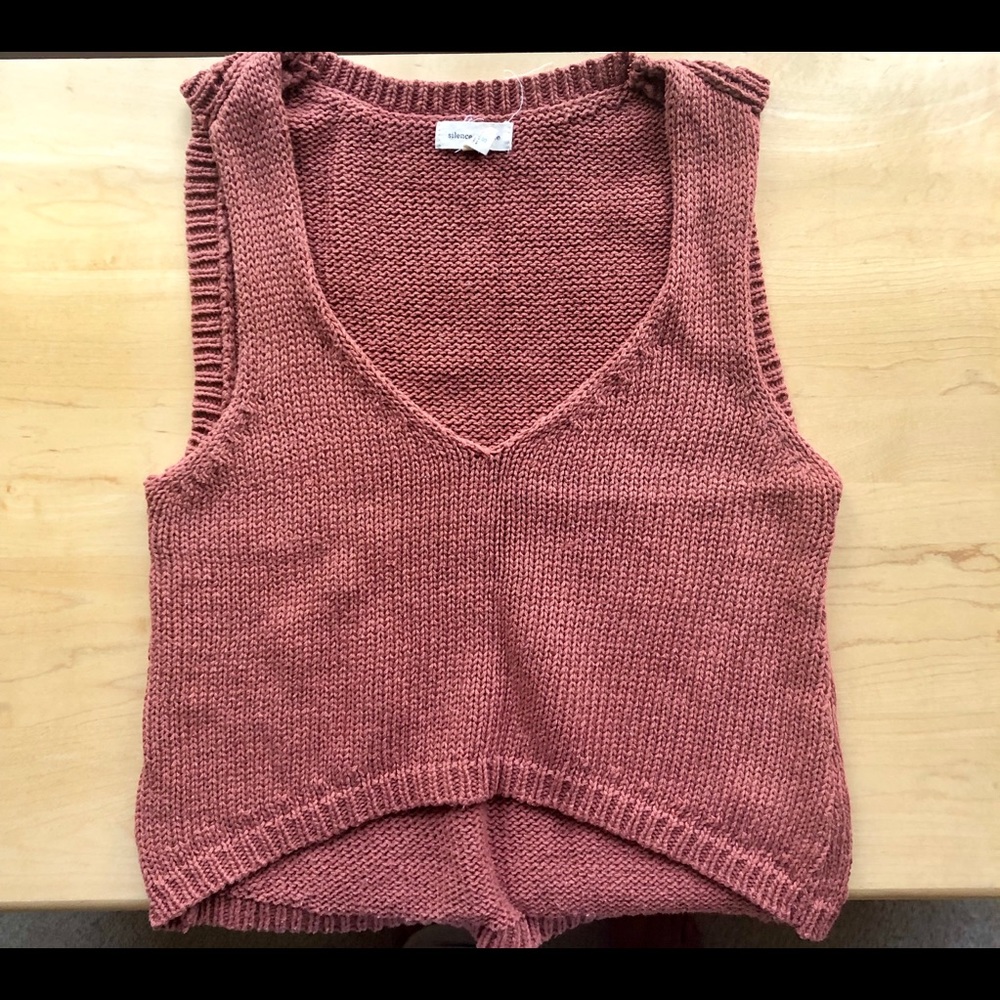 Sweater Crop Tank